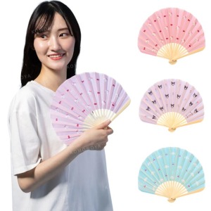 Sanrio 三麗鷗 半圓折扇附扇套 (滿版款 炎夏企劃) Kitty 大耳狗 酷洛米