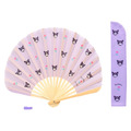 Sanrio 三麗鷗 半圓折扇附扇套 (滿版款 炎夏企劃) Kitty 大耳狗 酷洛米_5