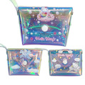 Sanrio 三麗鷗 Hello Kitty 透明極光迷你零錢包 (fantasy 美人魚)