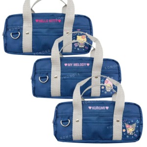 Sanrio 三麗鷗 JK書包拉鍊筆袋 (平成高校款) Kitty 美樂蒂 酷洛米