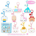 【限購】Sanrio 三麗鷗 矽膠造型鏡吊飾 B款 全套盲盒10入組 (2025角色大賞)