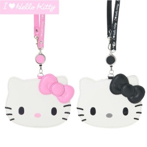 Sanrio 三麗鷗 Hello Kitty 造型皮質伸縮票卡夾 (I Love Hello Kitty)