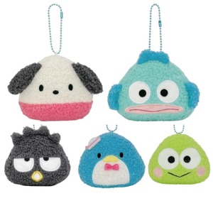 Sanrio 三麗鷗 Hapidanbui 羊羔毛玩偶吊飾 (三角形 兄弟肚圍) 帕恰狗 山姆企鵝