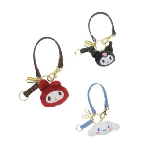 Sanrio 三麗鷗 絨毛包包手把吊飾 (大臉款)美樂蒂 酷洛米 大耳狗