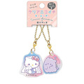 Sanrio 三麗鷗 x 小幽靈 聯名 磁吸壓克力吊飾兩入組(幽靈款) Kitty 美樂蒂 酷洛米 布丁狗 大耳狗 帕恰狗_2