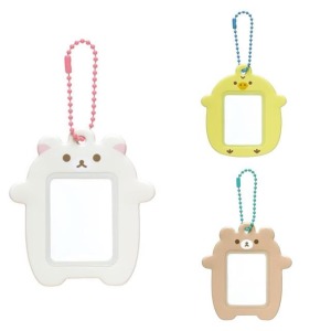 San-X 拉拉熊 造型拍立得小卡收納套鑰匙圈 (偶像應援)