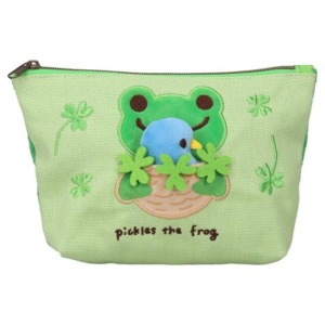 Pickle the frog 泡菜蛙 三角船型收納包 (抱朋友款)