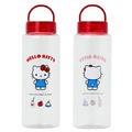 Sanrio 三麗鷗 透明旋轉冷水壺 450ml (愛好款) Kitty 美樂蒂 大耳狗 酷洛米_1