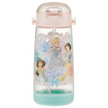 Skater 迪士尼公主 彈蓋式吸管水壺 480ml PDSH5 (綠粉集合款)_1