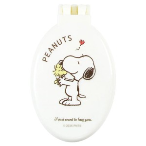 Snoopy 史努比 快速乾髮梳附鏡 (擁抱款)