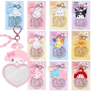  ▲特價 Sanrio 三麗鷗 文字貼紙串珠鑰匙圈 (2025角色大賞 愛自己) 美樂蒂 大耳狗