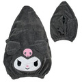 Sanrio 三麗鷗 絨毛造型三角吸水髮帽 (大臉款) Kitty 美樂蒂 大耳狗 酷洛米_4