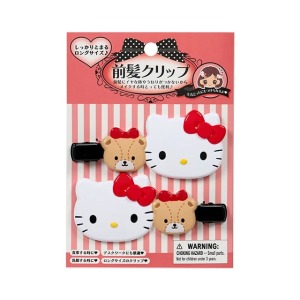 Sanrio 三麗鷗 Hello Kitty 樹脂造型長髮夾2入組 (好友款)