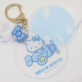 Sanrio 三麗鷗 Hello Kitty 造型壓克力鑰匙圈 (灰藍款)_2