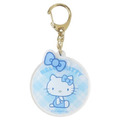 Sanrio 三麗鷗 Hello Kitty 造型壓克力鑰匙圈 (灰藍款)_3