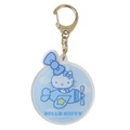 Sanrio 三麗鷗 Hello Kitty 造型壓克力鑰匙圈 (灰藍款)_1