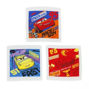 Cars閃電麥坤 純棉擦手巾3入組 (集合款)