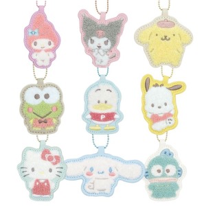 Sanrio 三麗鷗 毛毛造型皮革吊飾 (全身款) 大耳狗 酷洛米 Kitty 美樂蒂