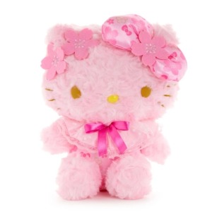 Sanrio 三麗鷗 Hello Kitty 絨毛玩偶娃娃 12吋 (粉櫻花款)