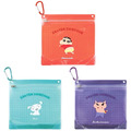 蠟筆小新 夾鏈袋造型收納包附扣環 (名字款)