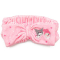 Sanrio 三麗鷗 美樂蒂&酷洛米 絨毛吸水髮帶 (愛心款)