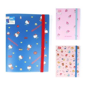 Sanrio 三麗鷗 雙開式多功能資料夾 (滿版款) Kitty 美樂蒂 酷洛米 大集合