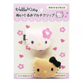 Sanrio 三麗鷗 Hello Kitty 絨毛造型髮夾 兩入組 (澀谷辣妹)_4