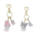 Sanrio 三麗鷗 壓克力二連鑰匙圈 (睡帽款) 美樂蒂 酷洛米