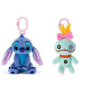 Disney 迪士尼 史迪奇 絨毛吊飾娃娃 (塑膠扣)