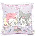 Sanrio 三麗鷗 美樂蒂&酷洛米 方形抱枕 (睡帽款)