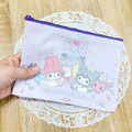 Sanrio 三麗鷗 美樂蒂&酷洛米 扁平收納包 (睡帽款)_1