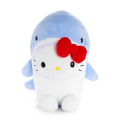 【限購】Sanrio 三麗鷗 Hello Kitty 絨毛玩偶娃娃 10吋 (鯊魚裝)