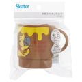 Skater 迪士尼 小熊維尼 可堆疊木紋水杯 340ml KP1WB (棕蜂蜜款)_2