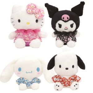 【限購】Sanrio 三麗鷗 迷你絨毛玩偶 (夏日洋裝) Kitty 酷洛米 大耳狗 帕恰狗