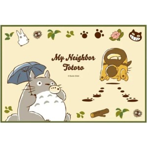 Skater 宮崎駿 龍貓 單人野餐墊 90x60cm (米雨傘款)