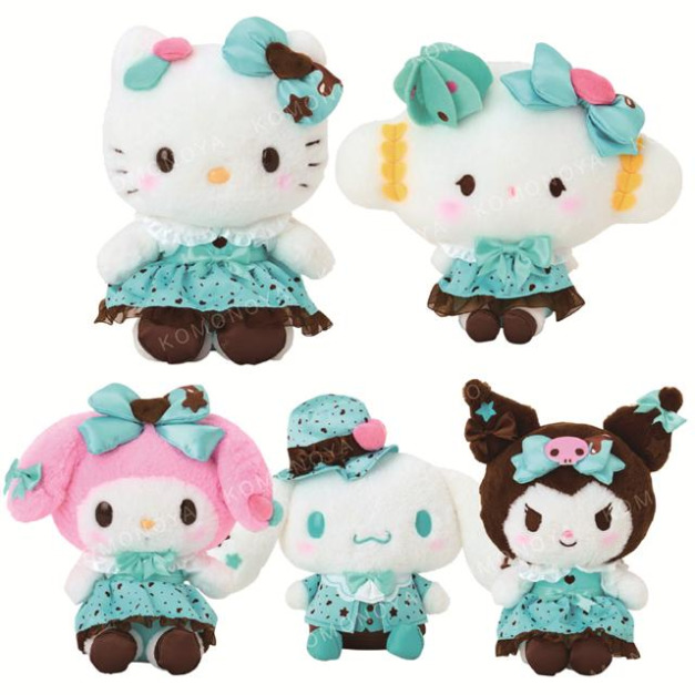 ▲新品特價【限購排單】Sanrio 三麗鷗 絨毛玩偶娃娃 (薄荷巧克力) Kitty 美樂蒂 小麥粉
