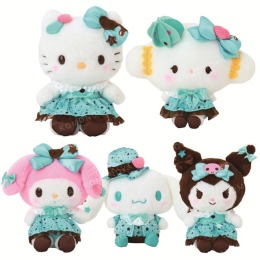 【限購】Sanrio 三麗鷗 絨毛玩偶娃娃 (薄荷巧克力) Kitty 美樂蒂 小麥粉