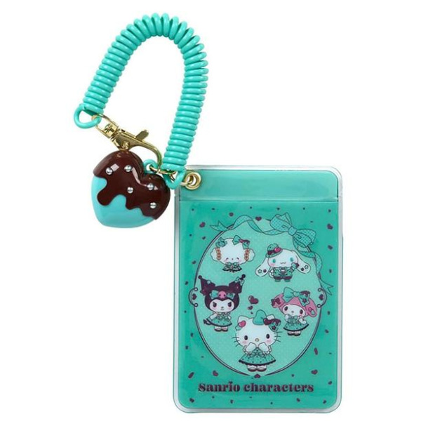 ▲新品特價【限購排單】Sanrio 三麗鷗大集合 PVC彈簧卡套 (薄荷巧克力)