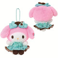【限購】Sanrio 三麗鷗 絨毛玩偶吊飾 (薄荷巧克力) Kitty 美樂蒂 小麥粉_3