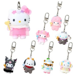 ▲新品特價▲ Sanrio 三麗鷗大集合 造型鑰匙圈 全套8入盲盒 (花仙子天使與小惡魔)