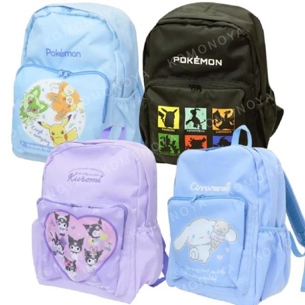 Sanrio 三麗鷗 尼龍雙層後背包 22L 酷洛米 大耳狗 寶可夢