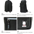 Sanrio 三麗鷗 尼龍雙層後背包 23L (黑姓名款)酷洛米 大耳狗 寶可夢_4