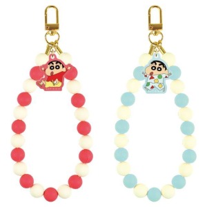 蠟筆小新 串珠吊飾鑰匙圈 (動作款)