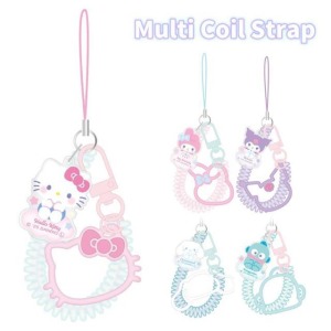 Sanrio 三麗鷗 電話線手機掛繩 (坐姿款) Kitty 美樂蒂 酷洛米 大耳狗 人魚漢頓