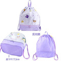 Sanrio 三麗鷗 尼龍雙層束口後背包 酷洛米 大耳狗 寶可夢_3