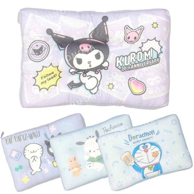 Sanrio 三麗鷗 天絲水洗午安童枕 50x33cm (角色款) 哆啦A夢 酷洛米 帕恰狗