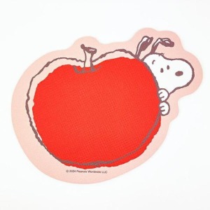 史努比 造型矽膠地墊 (蘋果款)