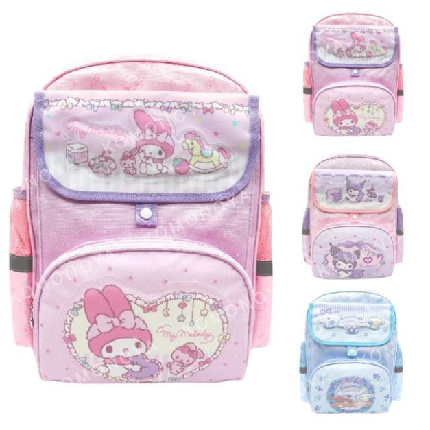 Sanrio 三麗鷗 多口袋尼龍後背包 (好友款) 酷洛米 美樂蒂 大耳狗