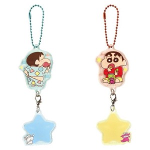 蠟筆小新 姓名壓克力鑰匙圈 (星星款)