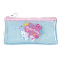 Sanrio 三麗鷗 拉鏈透明扁平筆袋 (亮片款) Kitty 美樂蒂 酷洛米 布丁狗 大耳狗 帕恰狗_3